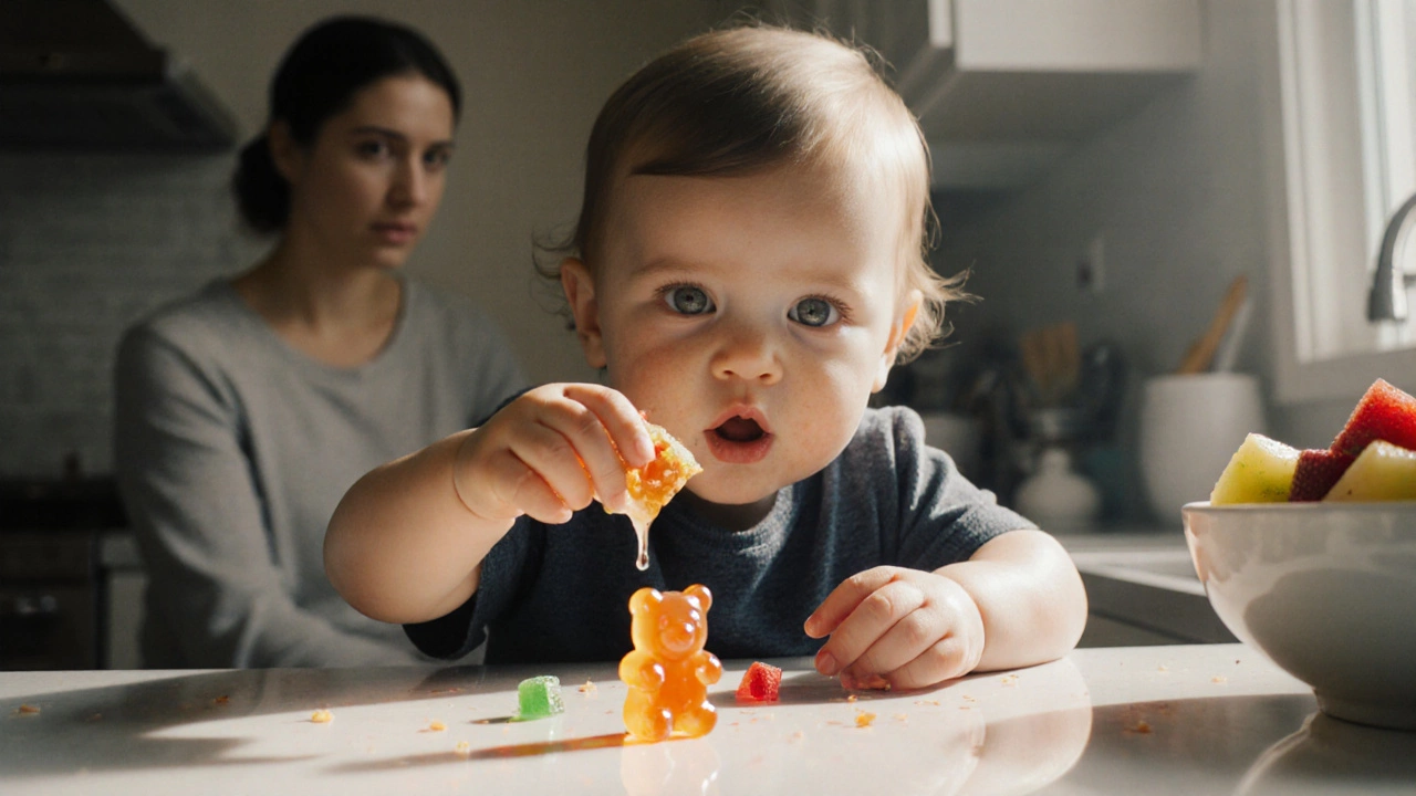 Опасны ли мармеладные мишки для детей от удушья?