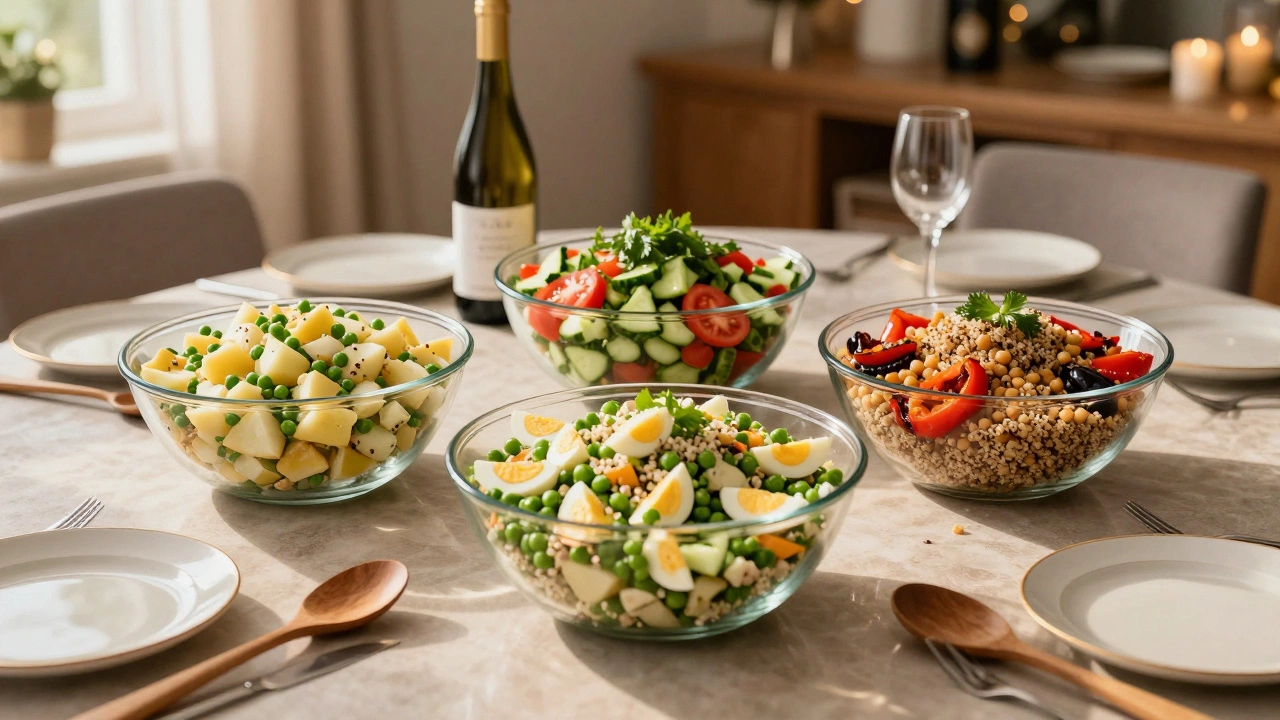 Сколько салата нужно на 30 человек: точные нормы для праздничного стола