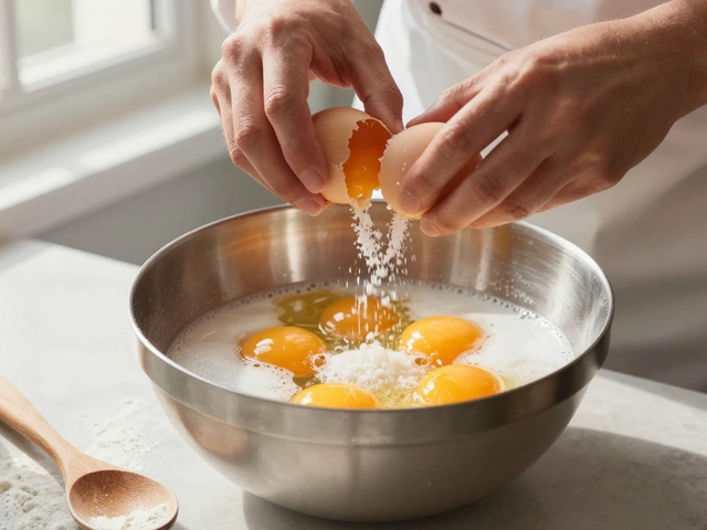 Чем больше яиц в тесте - тем плотнее и воздушнее десерт